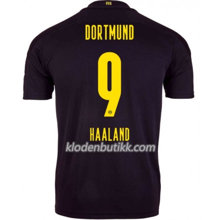 Borussia Dortmund Braut Haaland 9 Borte Fotballdrakt 2020-2021 Kortermet